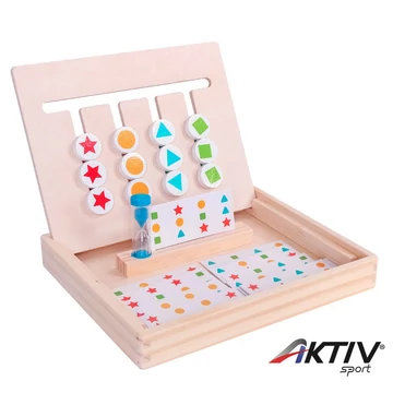 Montessori szín és forma egyező fejtörő