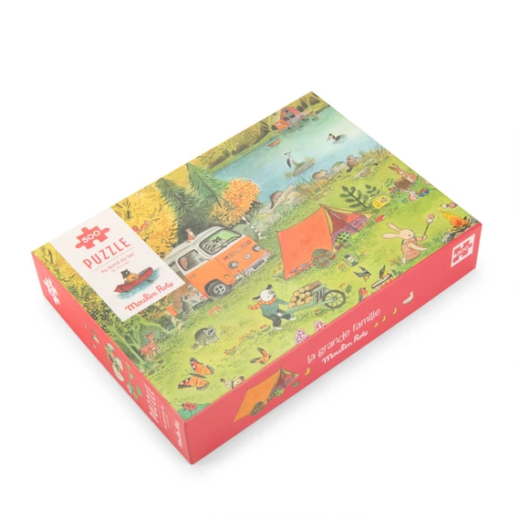 Moulin Roty - A nagy család - Kirándulás kirakó-  500 db-os puzzle