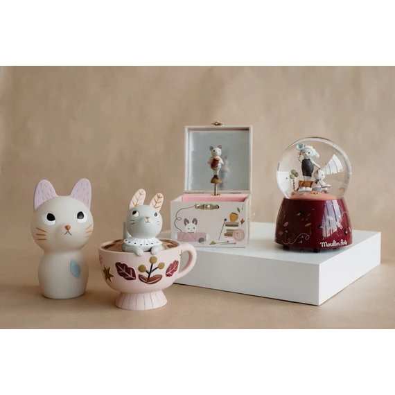 Moulin Roty - Éjjeli lámpa - Cica - Eső után