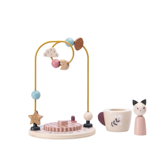 Moulin Roty - Eső után - Golyóvezető játék toronyépítővel