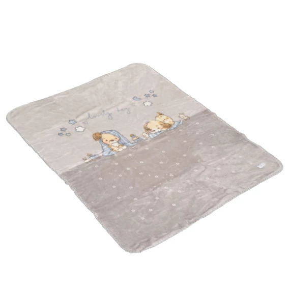 TAKARÓ Softy 110x140cm Lovely day SZÜRKE