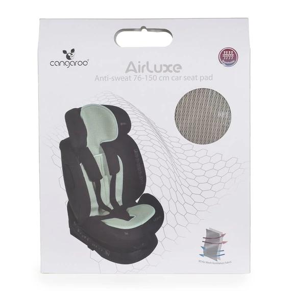 AIRLUXE autósülés párna izzadásgátlós 76-150cm SZÜRKE