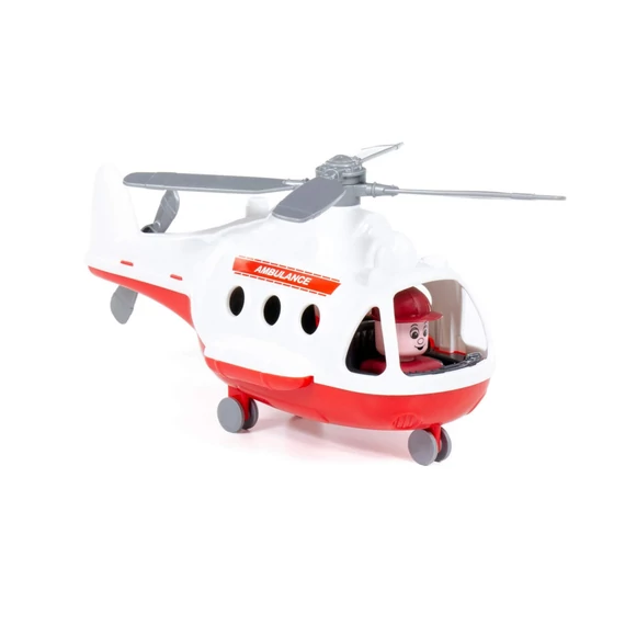 POLESIE műanyag ALPHA mentőhelikopter FEHÉR